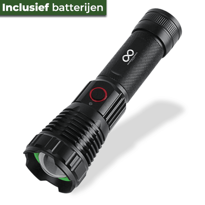 Militaire Zaklamp LED - 2000 Lumen - Waterproof IP-66