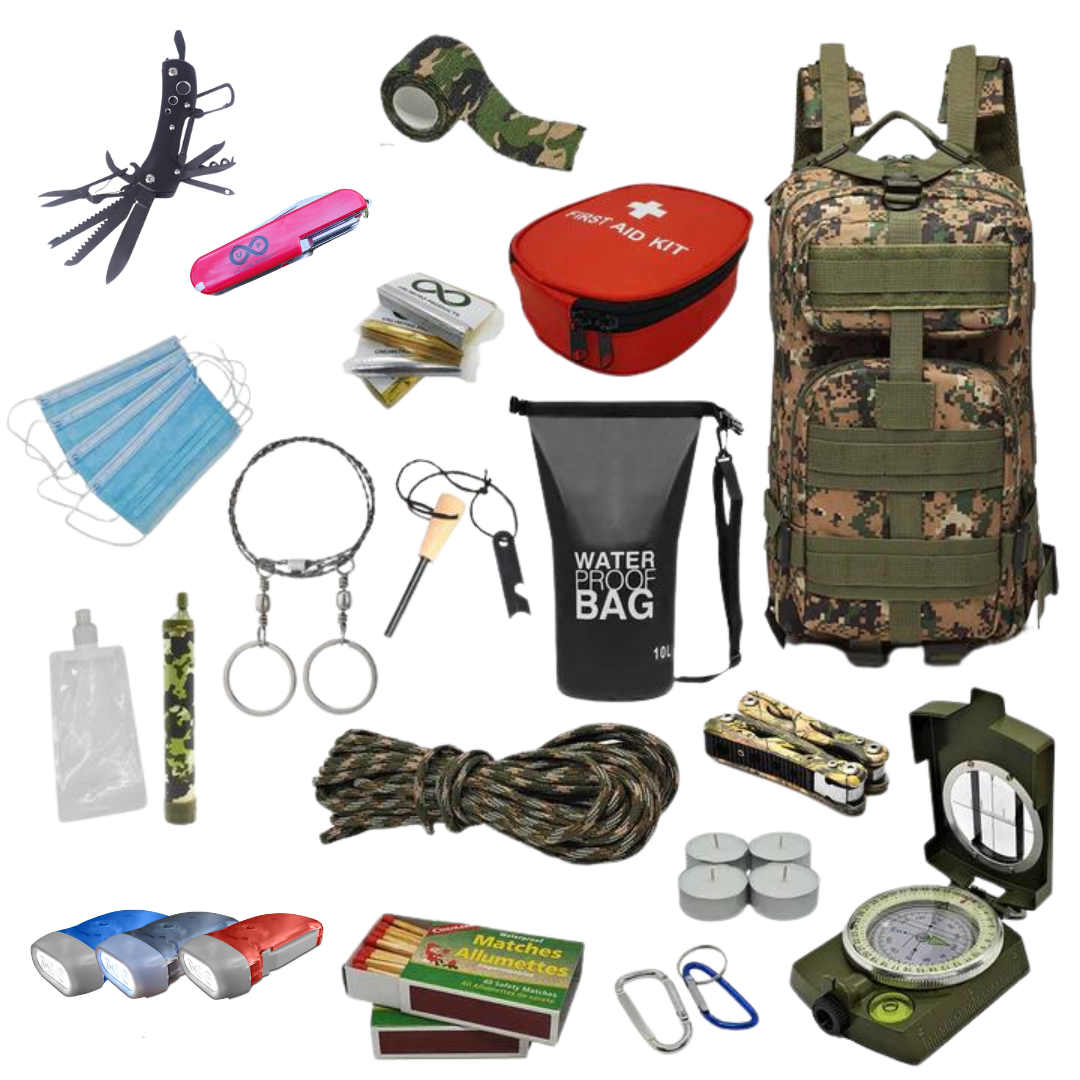 Noodpakket | Survival Kit Outdoor (Medium & Large)