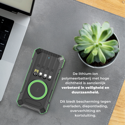 Solar Powerbank 30000mAh - Snelladen voor alle Smartphones