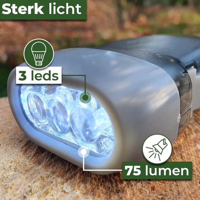 Knijpkat Zaklamp - 3 Stuks - met 3 LED's