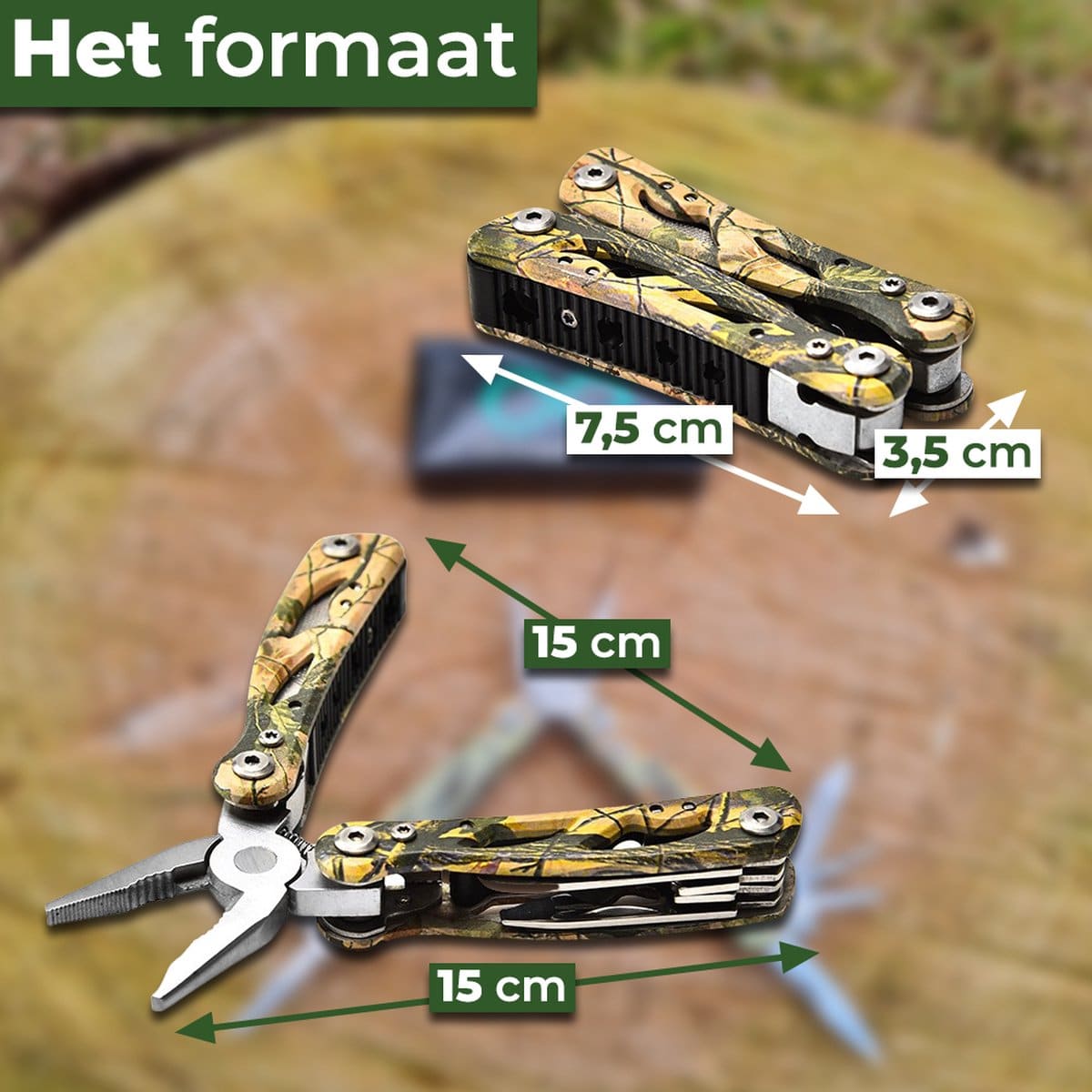 Multitool - Survival - Outdoor - 11 functies