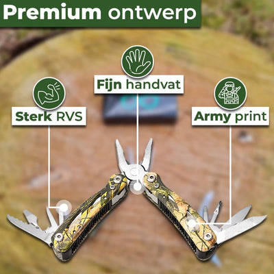 Multitool - Survival - Outdoor - 11 functies